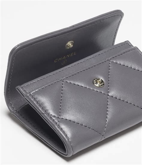 chanel 19 flap card holder|chanel card holder hk price.